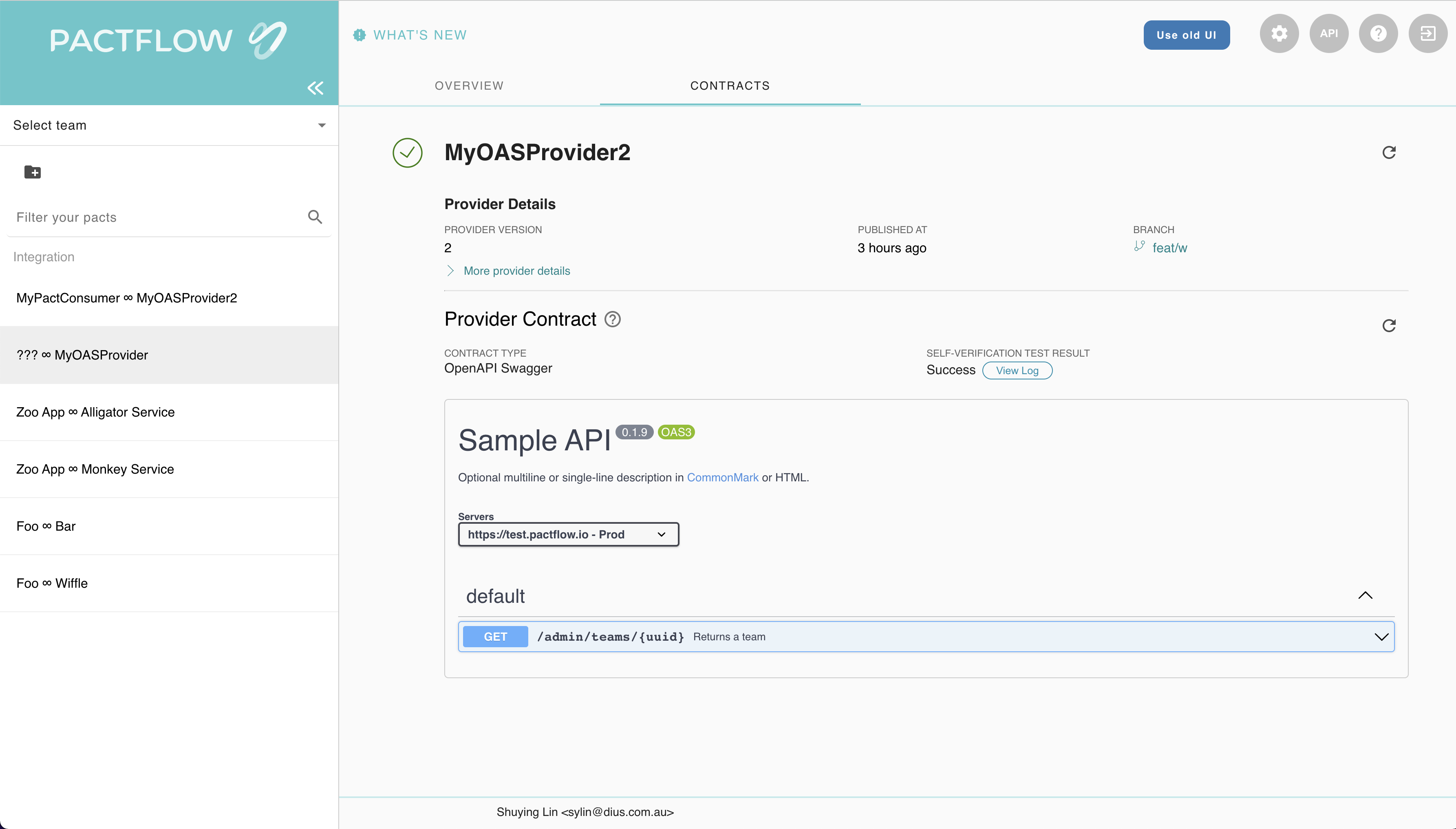 pactflow-dashboard-unverified